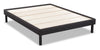 Base plateforme Breeze pour très grand lit - gris foncé