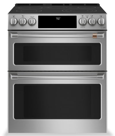 Cafe 6.7 Cu. Ft. Smart Electric Range with True European Convection - Stainless Steel - CCES750P2MS1 | Cuisinière intelligente électrique Café de 6,7 pi³ avec convection européenne véritable - acier inox…
