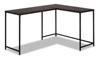 Bureau en coin en forme de L Karter de 58,25 po - espresso
