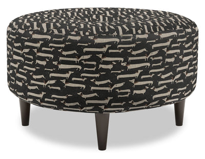 Sofa Lab The Curve Ottoman - Peppercorn