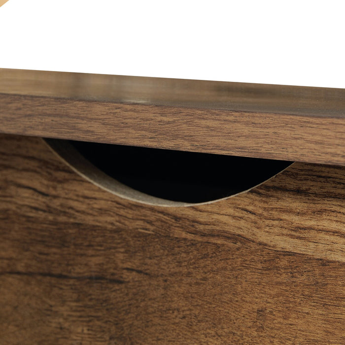 Bureau Palladia de 53,15 po à 3 tiroirs - chêne antique