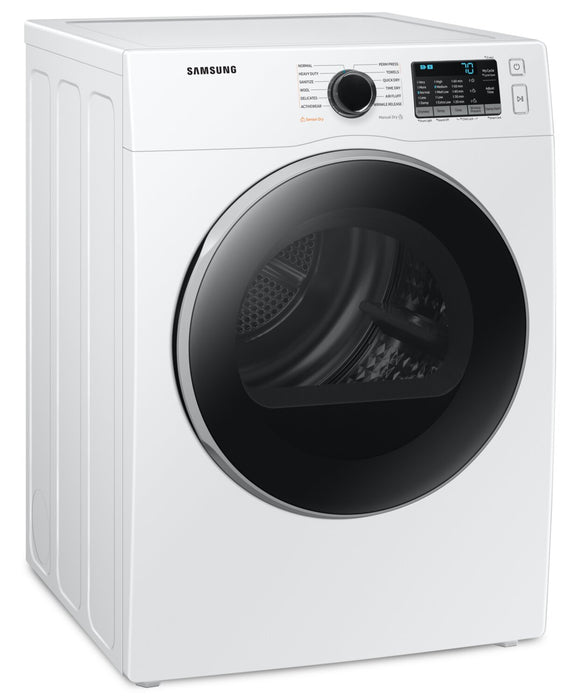 Sécheuse électrique Samsung de 4 pi³ et de 24 po - blanche - superposable - DV25B6800EW/AC