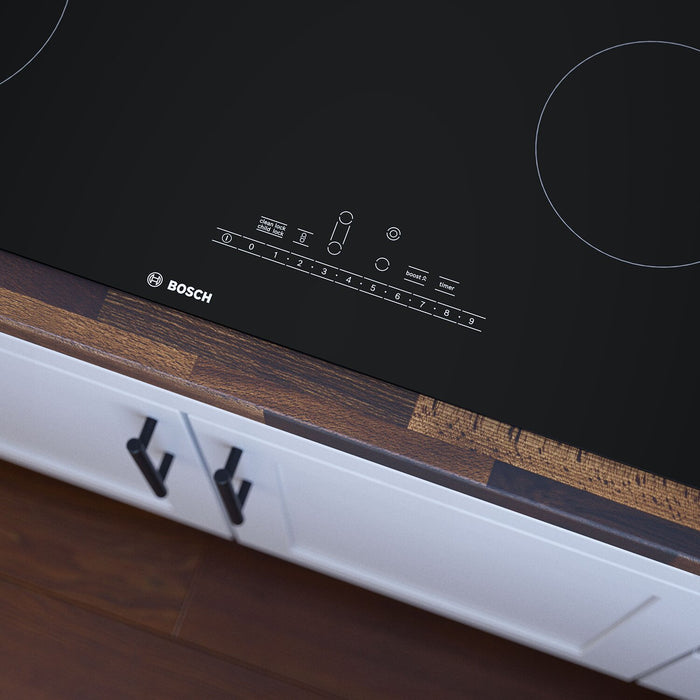 Surface de cuisson électrique Bosch de série 800 de 30 po sans bordures - NET8069UC
