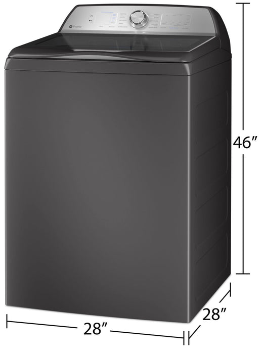 Laveuse Profile de 5,8 pi³ avec système de lavage Infusor, technologie de lavage plus intelligent et distributeur FlexDispenseMC avec Wi-Fi - PTW600BPRDG