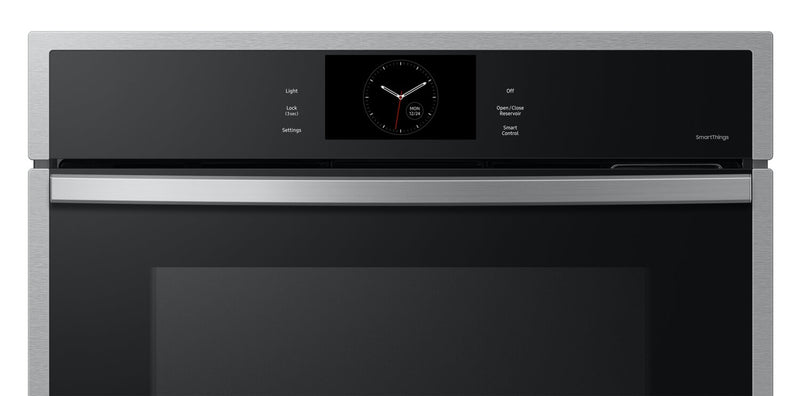 Four mural simple électrique Samsung de 5,1 pi³ et de 30 po avec cuisson à la vapeur et Air Sous Vide - acier inoxydable - NV51CG600SSRAA