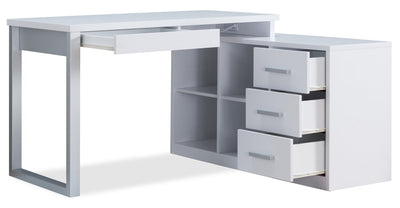 Owen Reversible Corner Desk - White