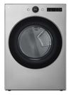 Sécheuse électrique intelligente LG de 7,4 pi³ avec vapeur - acier graphite - superposable - DLEX5500V