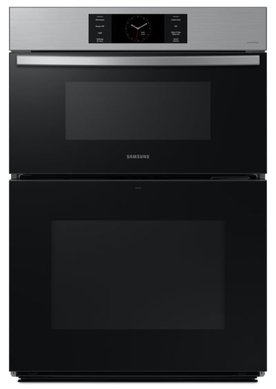 Samsung 30" 7 Cu. Ft. Electric Micowave Combination Wall Oven - Stainles… | Four à micro-ondes combiné avec four mural électrique Samsung de 7 pi³ et de 30 po…