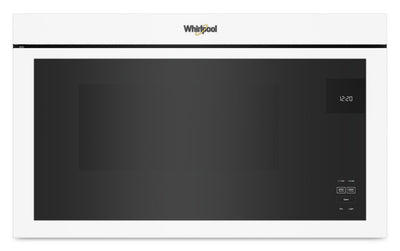 Whirlpool 1.1 Cu. Ft. Flush Over-the-Range Microwave with 900 Watts Cooking - White - YWMMF5930PW | Four à micro-ondes à hotte intégrée Whirlpool de 1,1 pi³ à installation affleurée avec cuisson à 900…