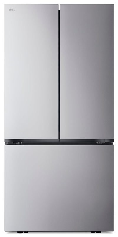 LG 33" 21 Cu. Ft. French-Door Counter-Depth MAX™ Refrigerator - Smudge Proof Stainless Steel - LF21C… | Réfrigérateur LG de 21 pi³ et de 33 po à portes françaises de profondeur comptoir MAXMC - acier inox…