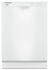 Lave-vaisselle encastré Whirlpool de 24 po et de 57 dBA avec commandes à l’avant - blanc - WDF341PAPW