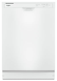 Lave-vaisselle encastré Whirlpool de 24 po et de 57 dBA avec commandes à l’avant - blanc - WDF341PAP…