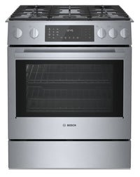 Cuisinière hybride Bosch de série 800 de 4,6 pi3 avec tiroir-réchaud - HDI8056C