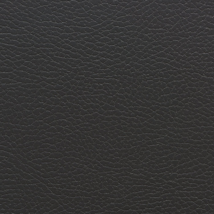 Causeuse Addison de 63 po fabriquée au Canada en tissu d’apparence cuir avec coussins de siège amovibles et capitonnage - grise