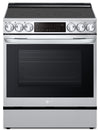 Cuisinière intelligente électrique LG de 6,3 pi³ avec friture à air et convection ProBake ConvectionMD - acier inoxydable Smudge-ProofMD - LSEL6335F