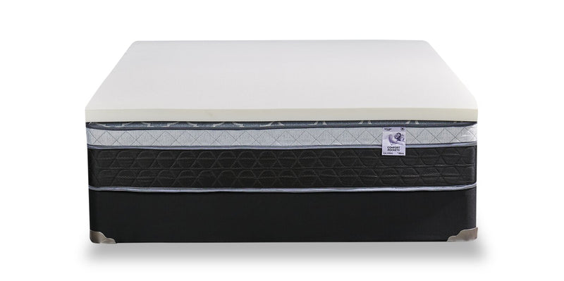 Surmatelas luxueux ferme Bronze de Springwall 2 po pour lit double