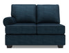 Causeuse de gauche Roll de la collection Sofa Lab - Luxury Indigo