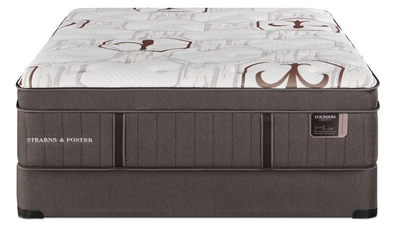 Ensemble à Euro-plateau Cardiff City collection Founders de Stearns & Foster pour lit double