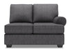 Causeuse de droite Roll de la collection Sofa Lab - Luxury Charcoal