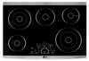 Surface de cuisson électrique LG Studio de 30 po à 5 éléments - vitrocéramique noire - LSCE305ST