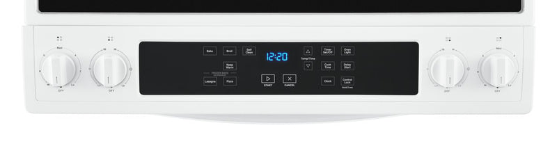 Cuisinière électrique Whirlpool de 4,8 pi³ avec autonettoyage - blanche - YWEE515S0LW