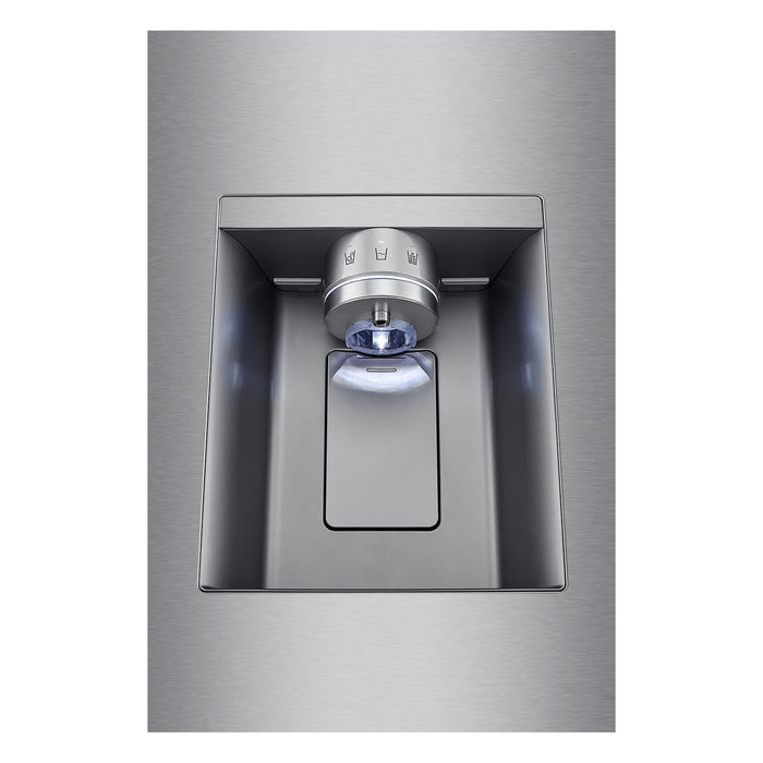 Réfrigérateur LG de 26 pi³ et de 36 po à portes françaises de profondeur comptoir MAXMC - acier inoxydable Smudge-ProofMD - LRYKC2606S