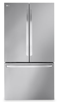 Réfrigérateur LG de 32 pi³ et de 36 po à portes françaises de profondeur standard MAXMC - acier inox…
