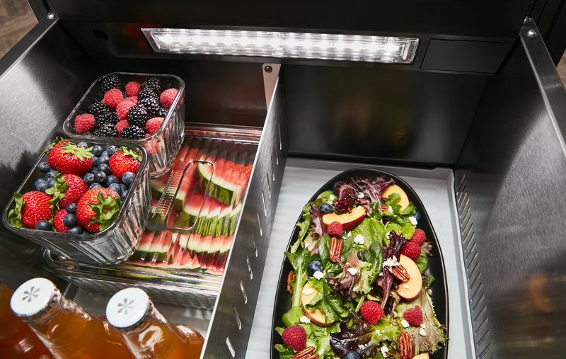 Réfrigérateur-tiroir KitchenAid de 4,3 pi³ et de 24 po sous le comptoir à tiroirs - panneau personnalisable - KUDR204KPA