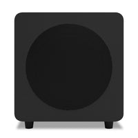 Caisson d’extrêmes graves amplifié et étanche Kanto SUB8 de 300 W de 8 po - noir