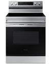 Cuisinière intelligente électrique amovible Samsung de 6,3 pi³ avec nettoyage à la vapeur - acier inoxydable - NE63A6111SS/AC