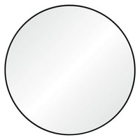 Miroir rond noir - 30 po x 30 po