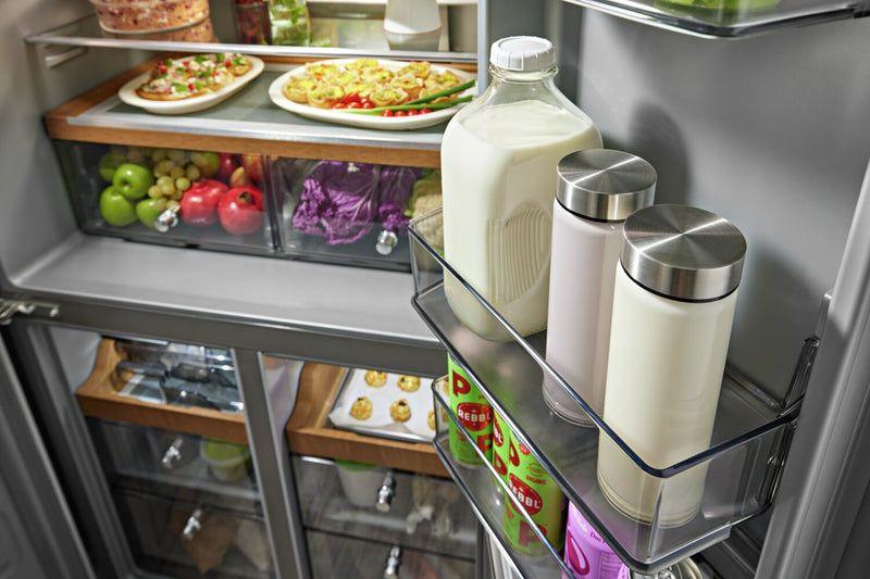 Réfrigérateur KitchenAid de 19,4 pi³ et de 36 po à portes françaises - acier inoxydable - KRQC506MPS