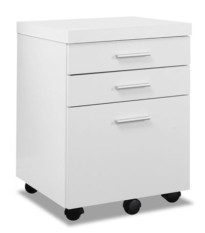 Bruno Filing Cabinet - White