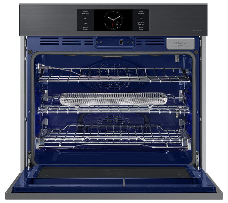 Four mural simple électrique Samsung de 5,1 pi³ et de 30 po avec caméra AI Pro CookingMC et Air Sous Vide - noir mat - NV51CG700SMTAA