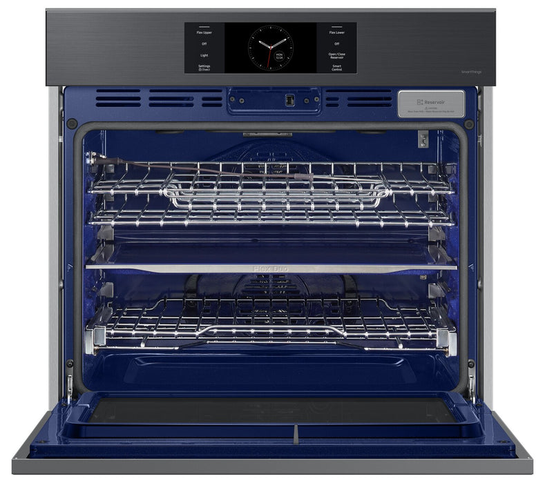 Four mural simple électrique Samsung de 5,1 pi³ et de 30 po avec caméra AI Pro CookingMC et Air Sous Vide - noir mat - NV51CG700SMTAA