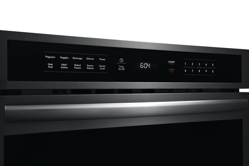 Four à micro-ondes encastré Frigidaire Gallery de 1,6 pi³ avec cuisson par capteur et réchauffage par capteur - acier inoxydable noir Smudge-ProofMD - GMBD3068AD