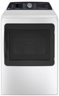 Sécheuse électrique Profile de 7,4 pi³ avec application SmartHQMC, lien à la laveuse et désinfection…