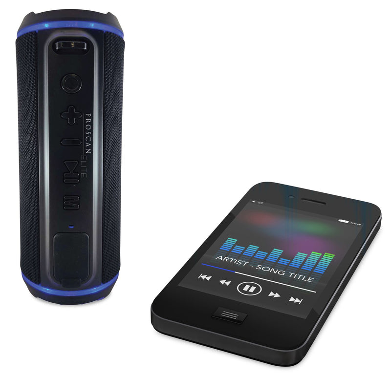 Haut-parleur Bluetooth portatif Proscan avec entrée auxiliaire