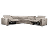 Sofa sectionnel à inclinaison électrique Adelaide 6 pièces - gris