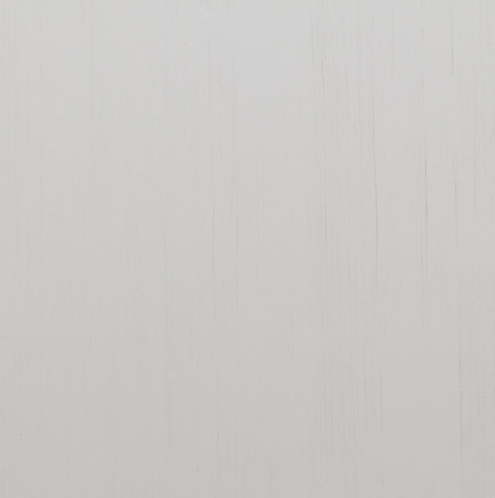 Table de fauteuil moderne Harper de 20 po avec porte en verre et rangement - pin blanc