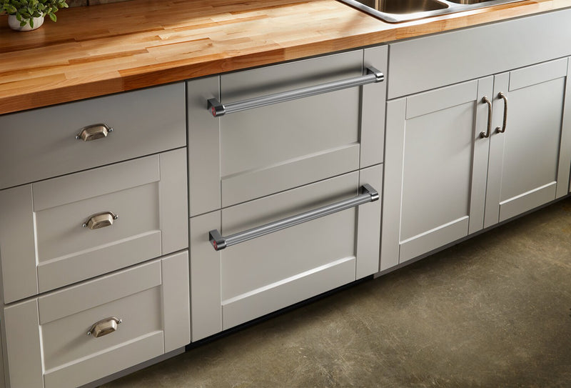 Réfrigérateur-tiroir KitchenAid de 4,3 pi³ et de 24 po sous le comptoir à tiroirs - panneau personnalisable - KUDR204KPA