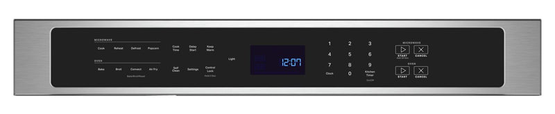 Four mural combiné électrique Maytag de 6,4 pi³ et de 30 po avec convection véritable - acier inoxydable résistant aux traces de doigts - MOEC6030LZ