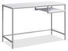 Bureau Franzie de 48 po avec tablette - blanc