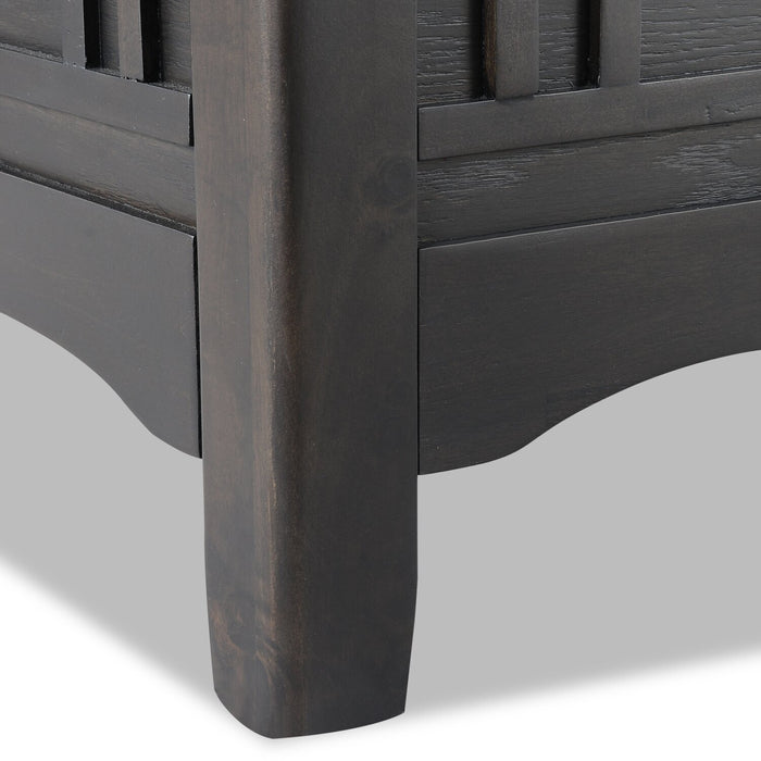 Ensemble de salle à manger Dena 5 pièces avec table ronde, rallonge de 42 po à 60 po (L) et chaises - gris