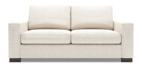 Sofa Track de Sofa Lab de 75 po de format condo fabriqué au Canada en tissu de chenille - beige Luxury Sand