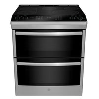 Cuisinière intelligente électrique Profile de 6,8 pi³ avec convection européenne véritable - acier i…