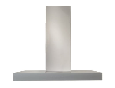 Venmar Ispira 36" Chimney Range Hood - WCB3I36SBS - Range Hood in Stainless Steel with Brushed Grey Glass