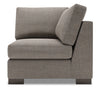 Fauteuil carré en coin Track de la collection Sofa Lab - Luna Smoke