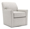 Fauteuil d’appoint pivotant Sofa Lab personnalisable de 31 po fabriqué au Canada en tissu - argenté Luxury Silver