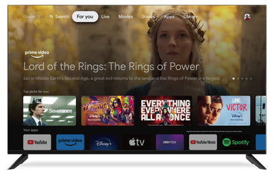 RCA 75" 4K HDR Smart Google TV | Téléviseur intelligent RCA HDR 4K de 75 po avec GoogleTVMC